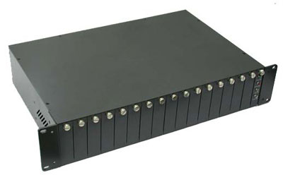 2U Media Converter Rack 10/100Mb